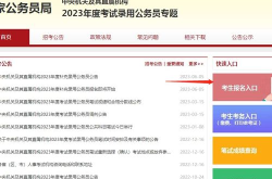 公务员报名入口官网2023,一站式报考指南解析
